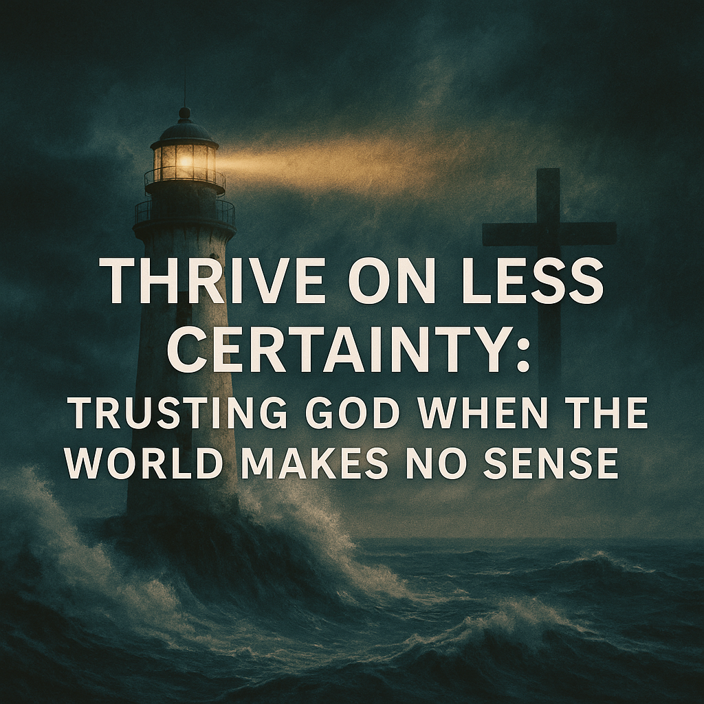 Thrive on Less Certainty: Trusting God When the World Makes No Sense ...